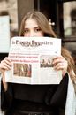 Woman Holding White Printer Paper