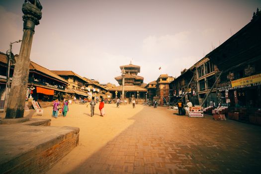 Durbar Square travel scene — cover for Kathmandu — Adventure & Beyond