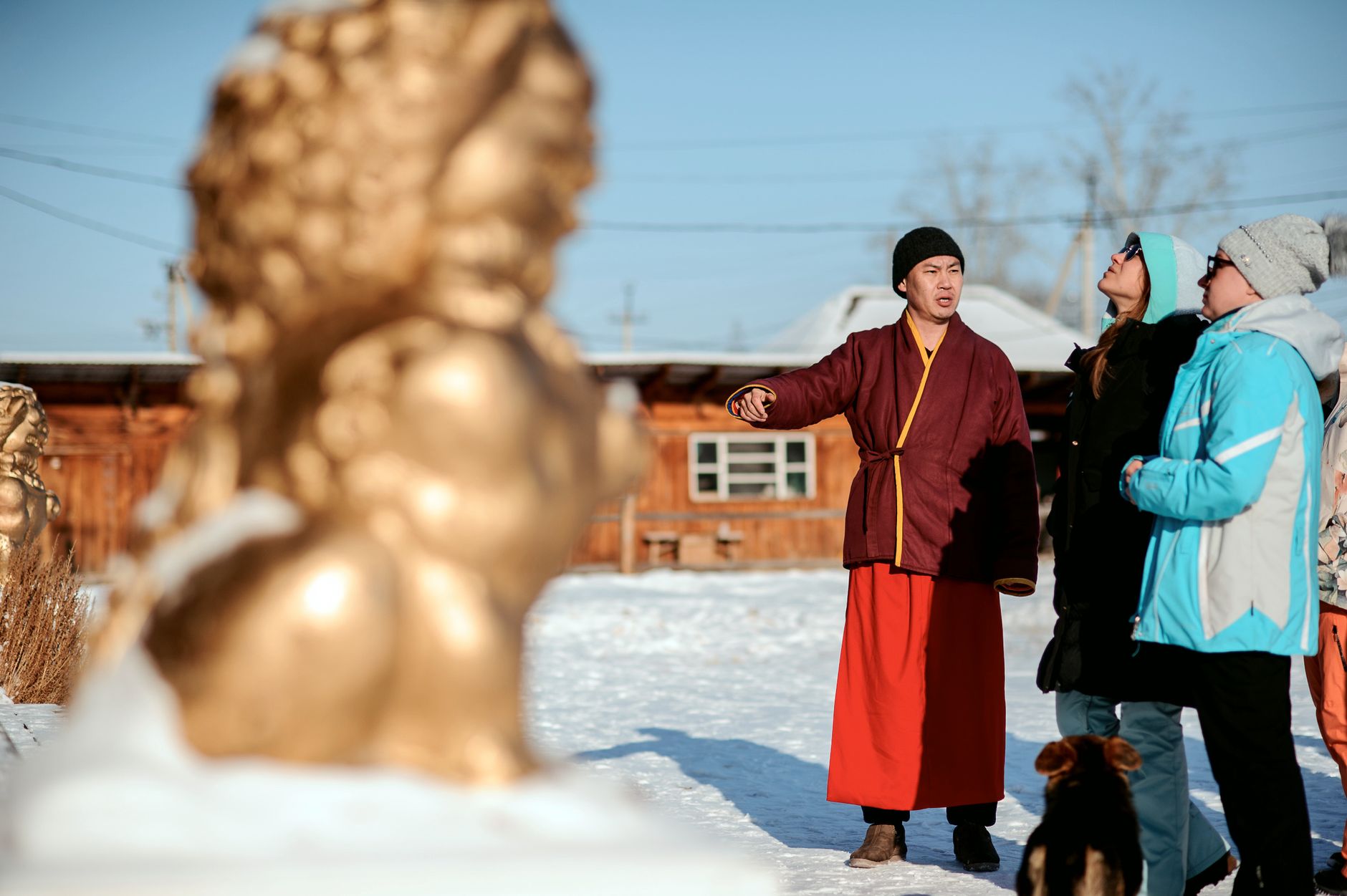 Harbin ice sculpture snow village Mohe northernmost village — Photo by Dmitrii Eremin