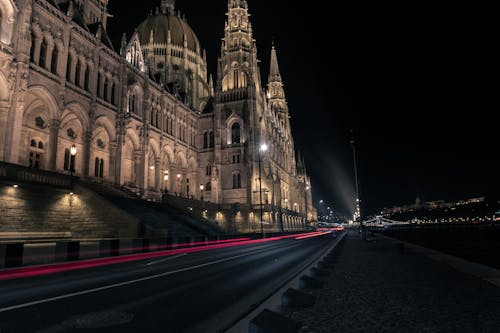 Free stock photo of capital, city at night, dark