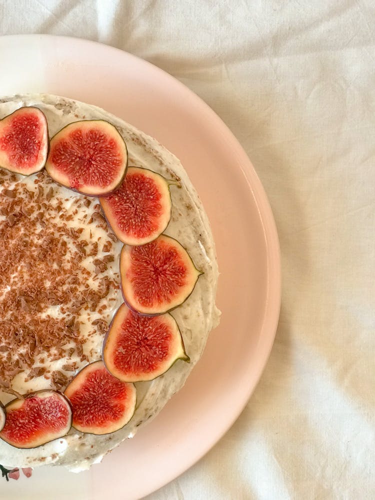 Fruit Slices On Cake