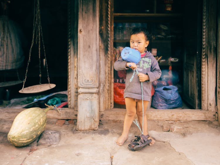 Boy In Village