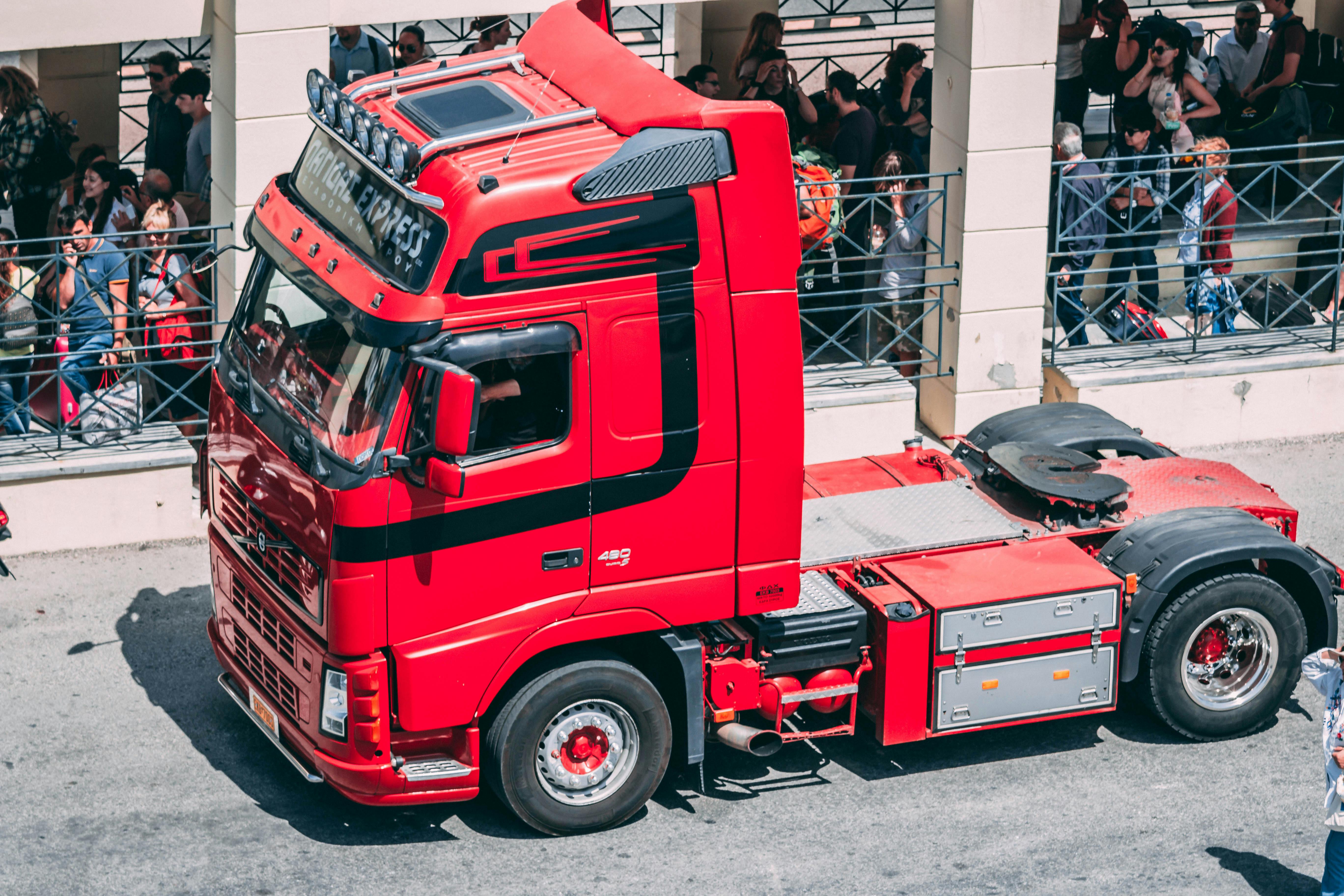 Free stock photo of red truck, truck