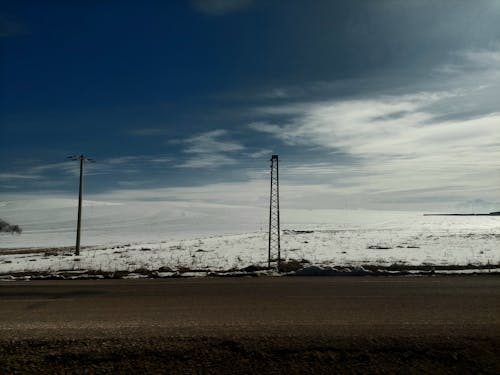 Бесплатное стоковое фото с восток, дорога, зима