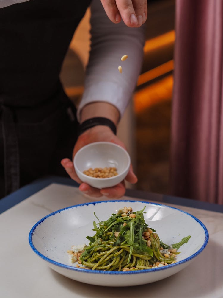 Cook Preparing Healthy Meal