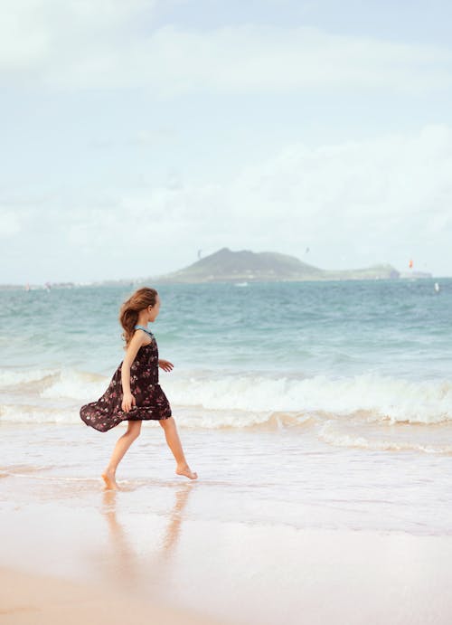 A Girl on a Beach