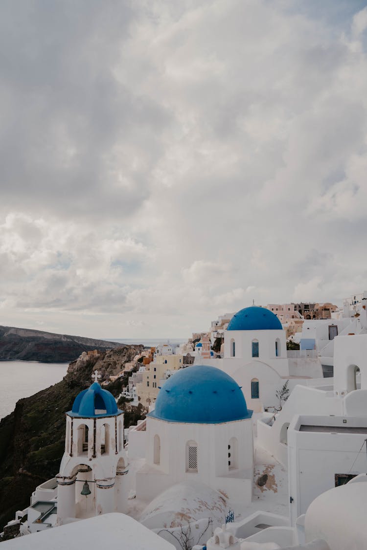 Oia Village In Greece 