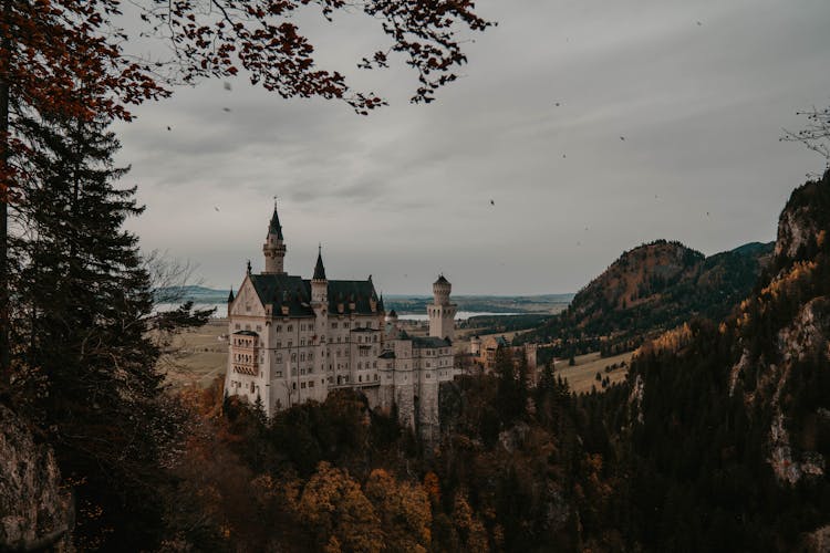 Neuschwanstein Castle In Bavaria, Germany 