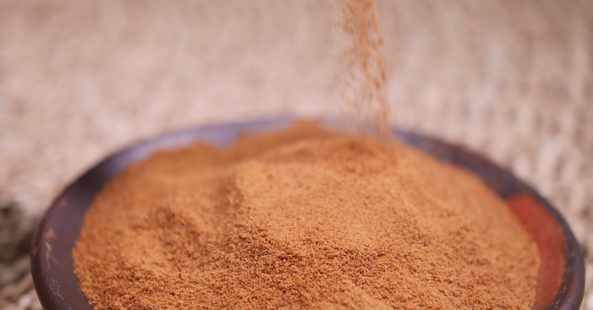 Close-up of a Brown Powder · Free Stock Photo