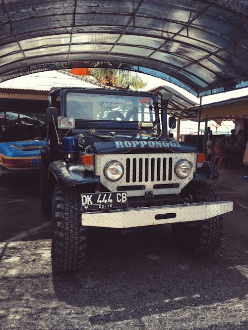 Front View of a 4x4 Vehicle