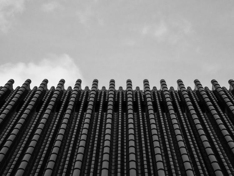 House Roof On Sky Background