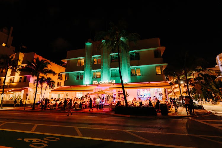 A Hotel At Night