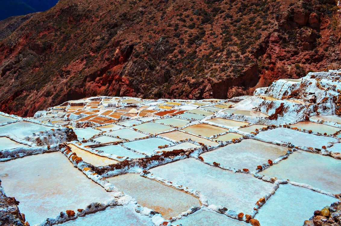 Salinas De Maras Salt Mines Of Maras Peru Free Stock Photo salinas-de-maras-salt-mines-of-maras-peru-free-stock-photo