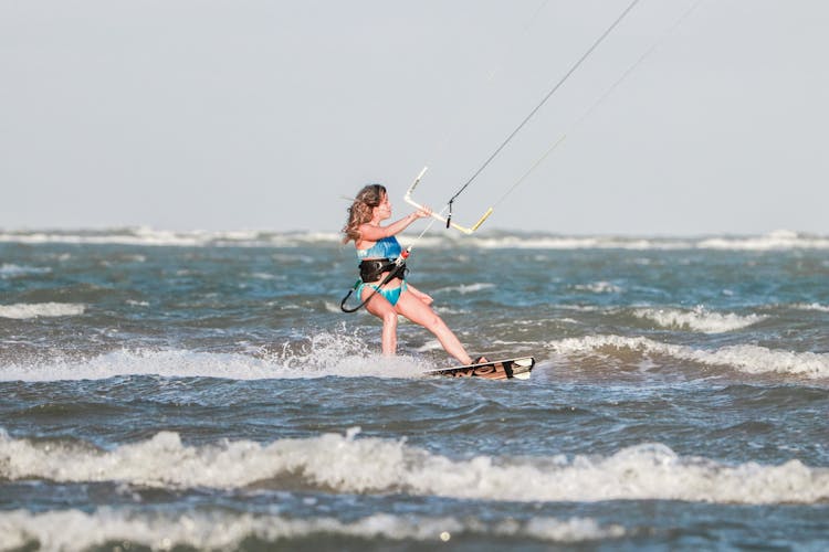 Woman On A Wakeboard 