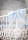 White Wooden Bassinet