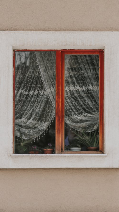 Free Close-up of a Window in a Residential Building  Stock Photo