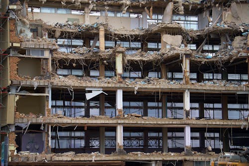 Ingyenes stockfotó beton, bontás, elhagyatott témában