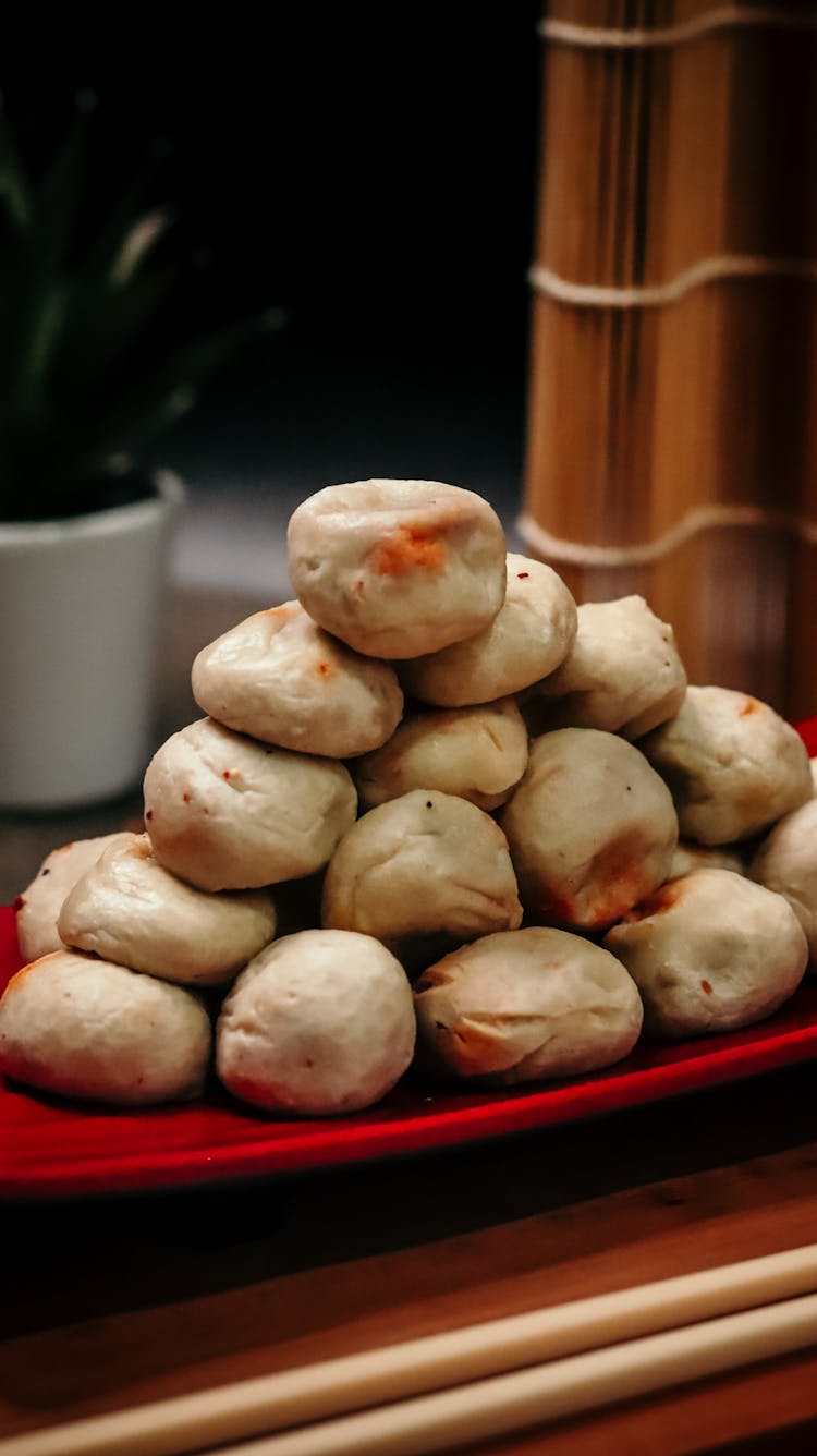 Pile Of Homemade Stuffed Dough