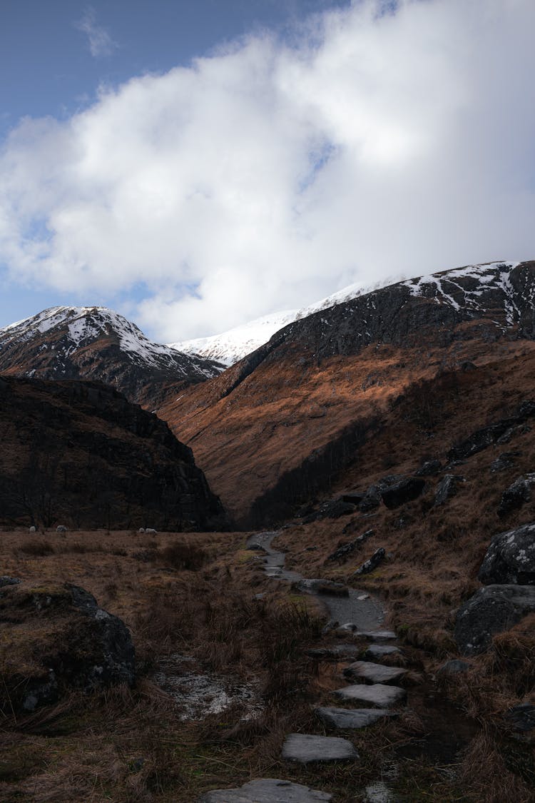 Glen Nevis Valley During The Winter