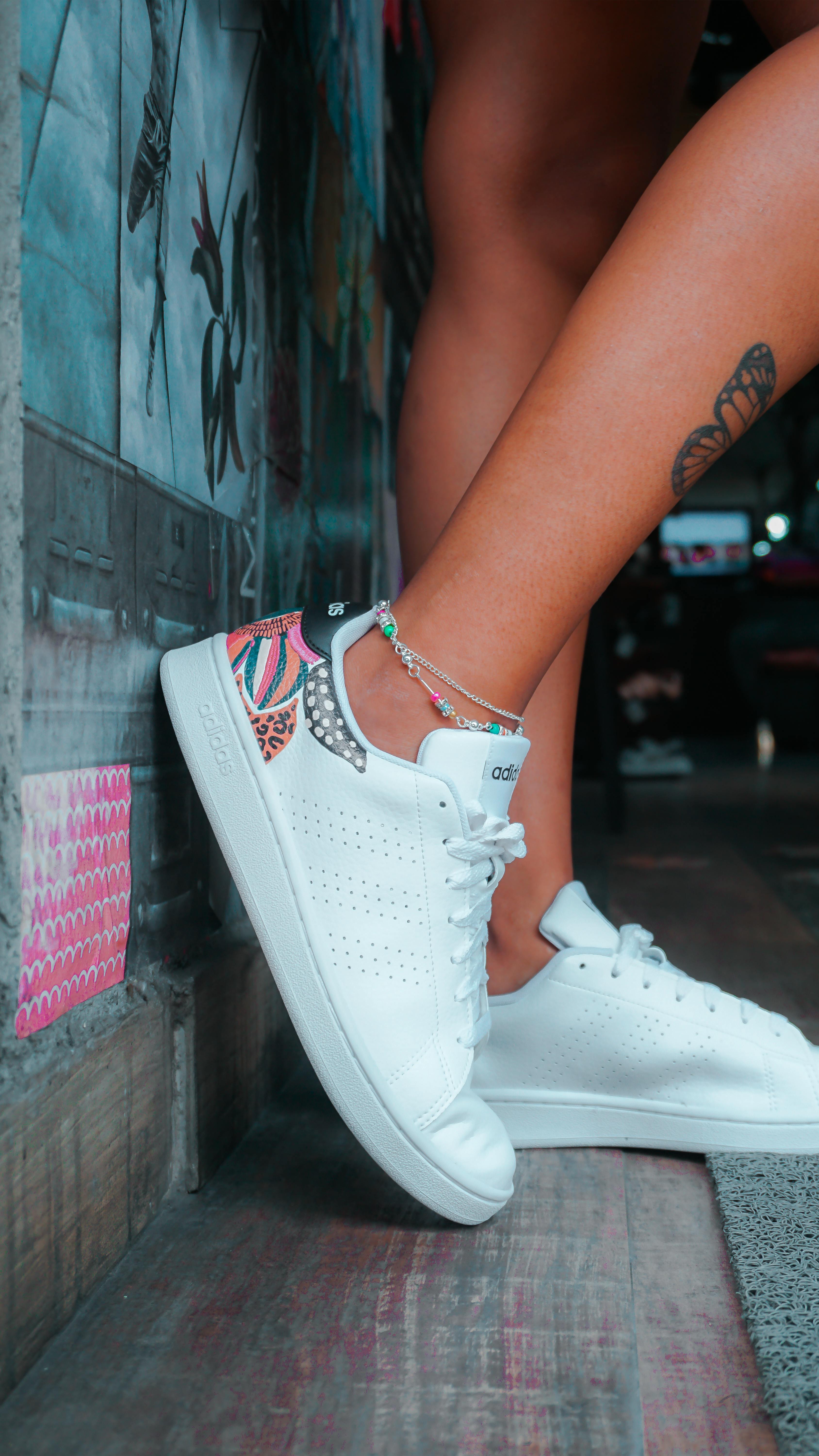 new balance white high heels