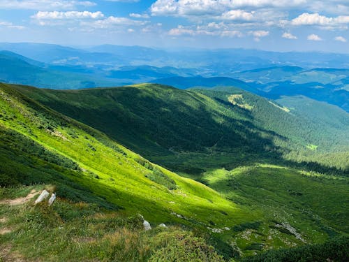 Základová fotografie zdarma na téma hory, kopce, louky