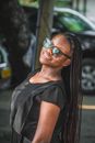 A Woman Wearing Glasses