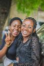 Two Girls Goofing Around