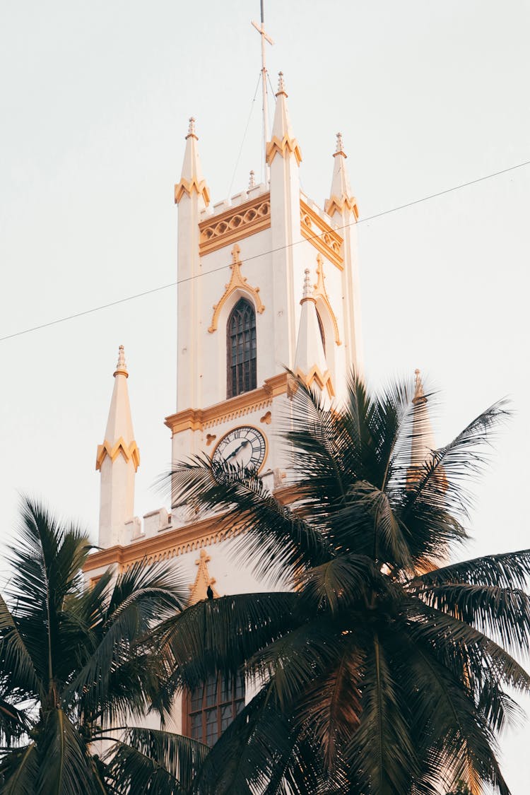 Low-Angle Shot Of St Thomas Cathedral In Mumbai, India