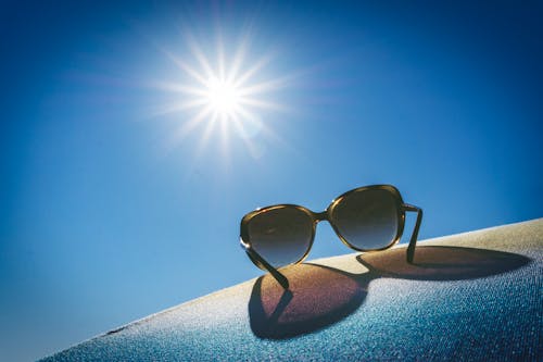 Imagine de stoc gratuită din faleză, la plaja, ochelari de soare