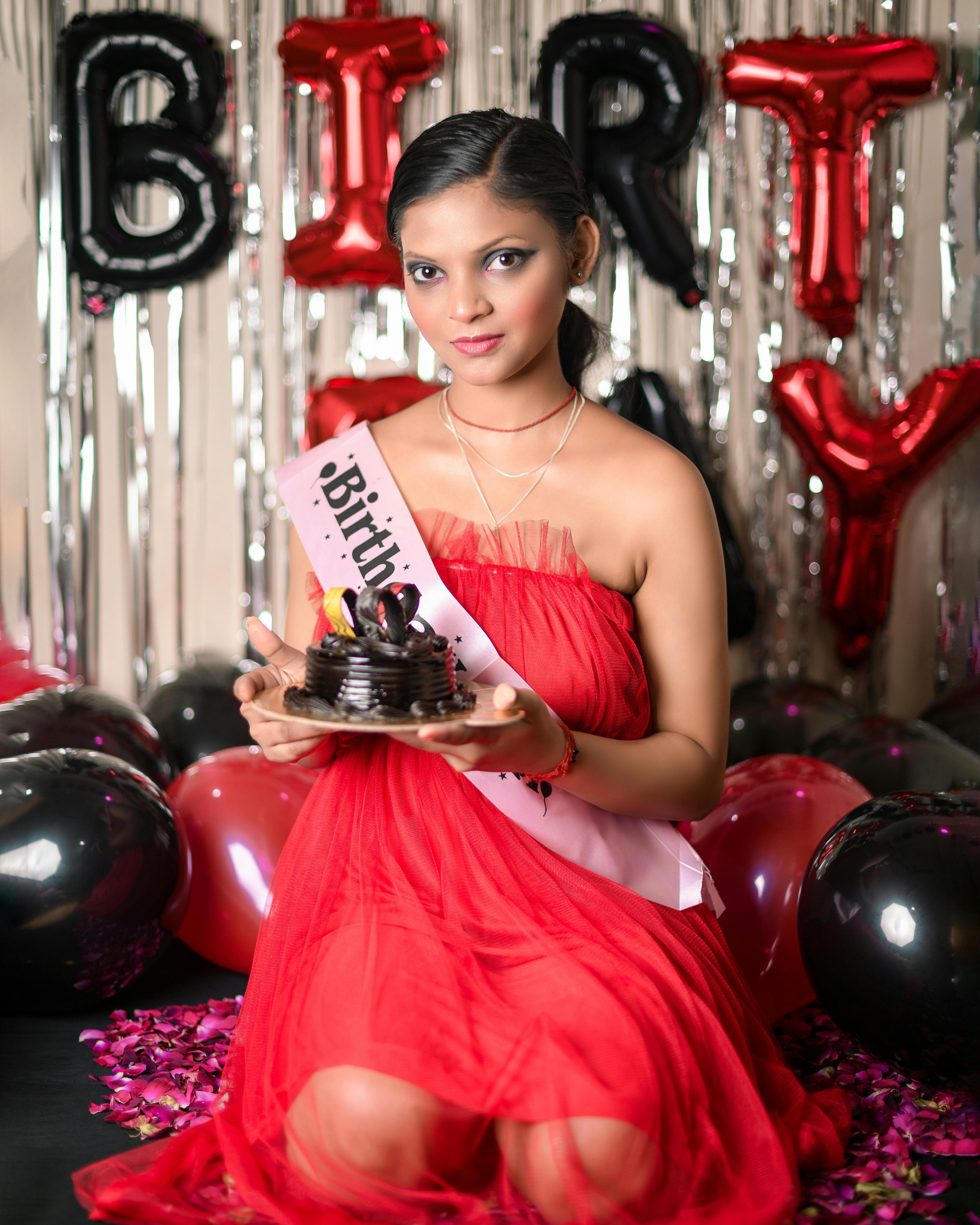 red dress for women birthday The Party Dress main image 1