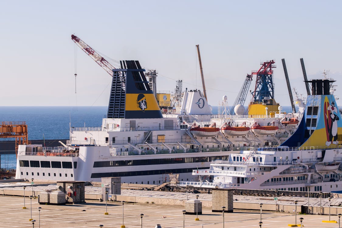 Ships Docked on the Port