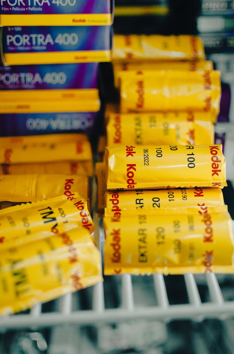 Close Up Photo Of Kodak Films