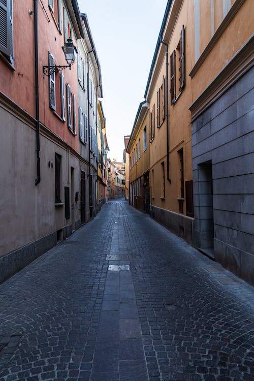 An Alleyway between Buildings