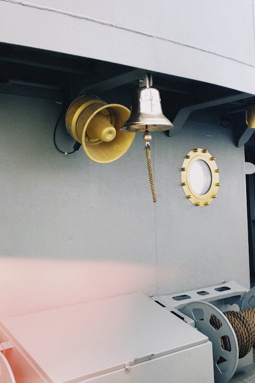 Siren and Bell at a Boat Deck