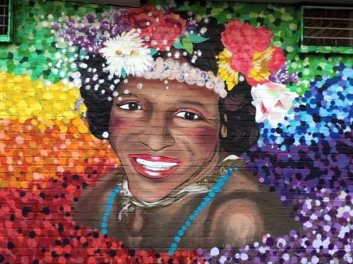 Free stock photo of gay pride, mural painting, new york city Stock Photo