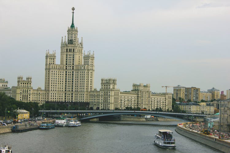 Kotelnicheskaya Embankment In Moscow Russia