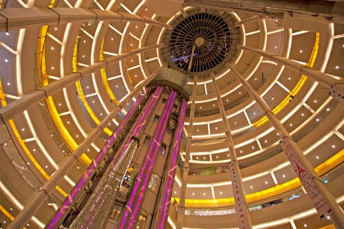 Inside of One of the Petronas Towers in Kuala Lumpur, Malaysia