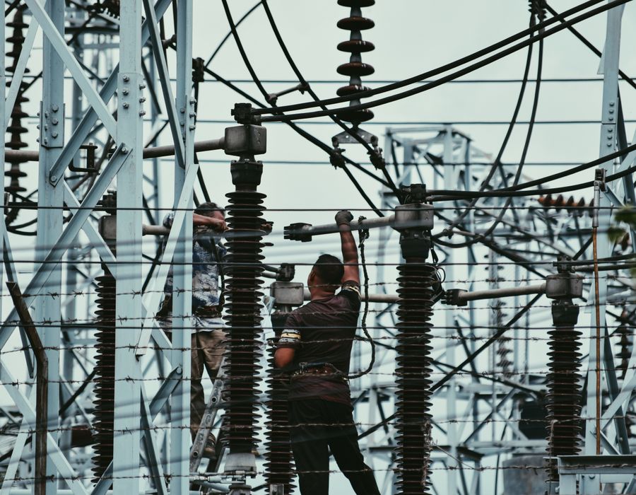 LV room and substation