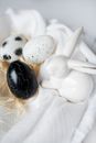 White and Black Round Ornament