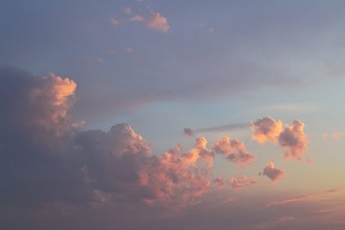 Free A White Clouds and Blue Sky Stock Photo