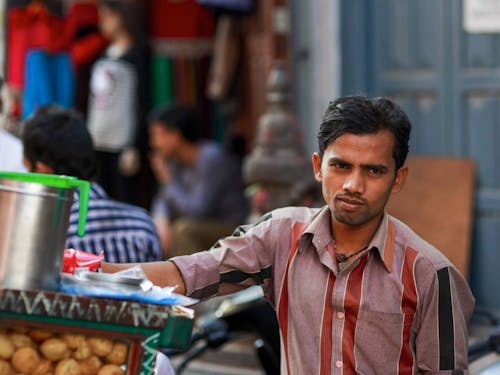 Portrait of Street Merchant