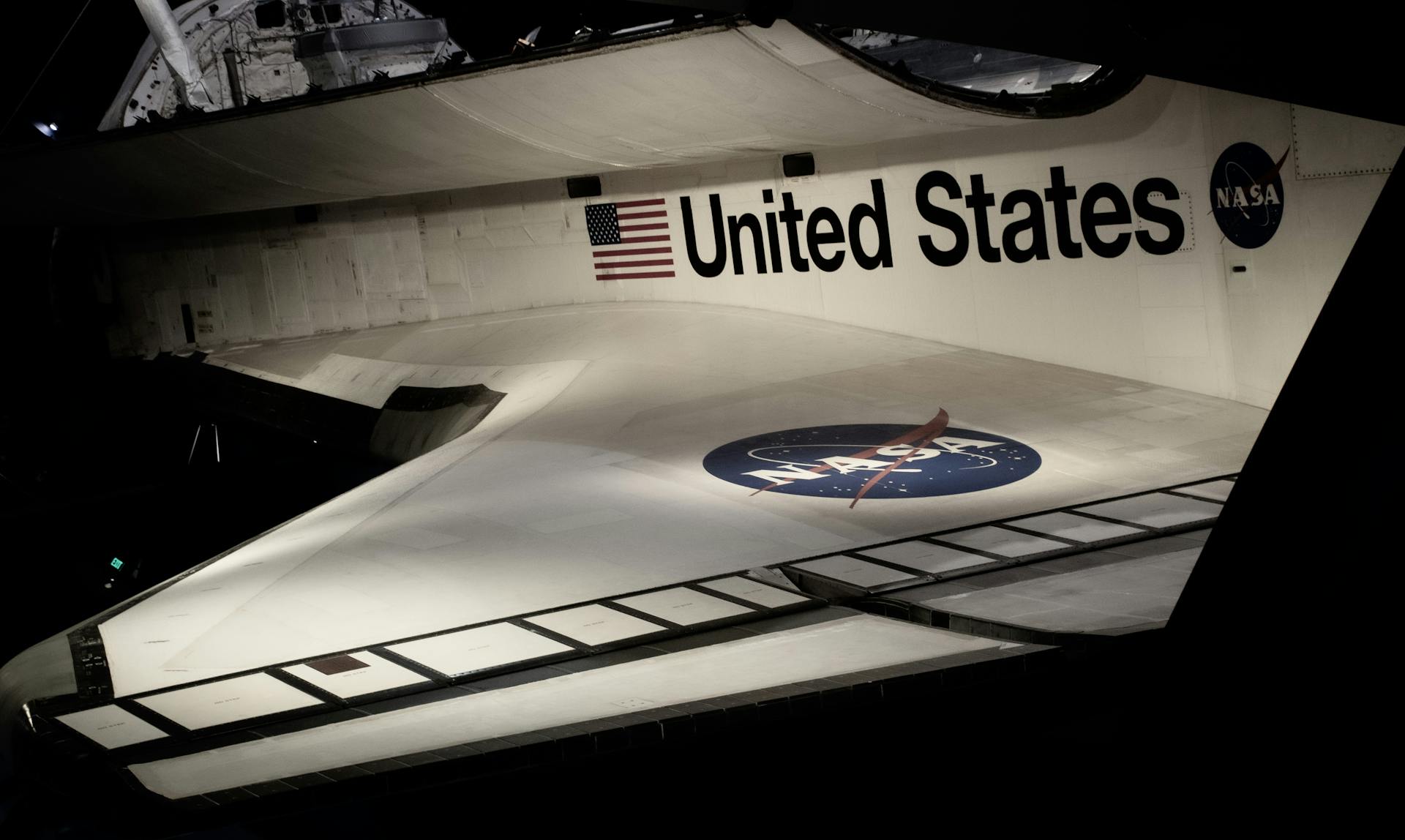 Atlantis Space Shuttle in Close Up Photography