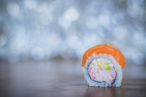 Selective Focus Photography of Sushi