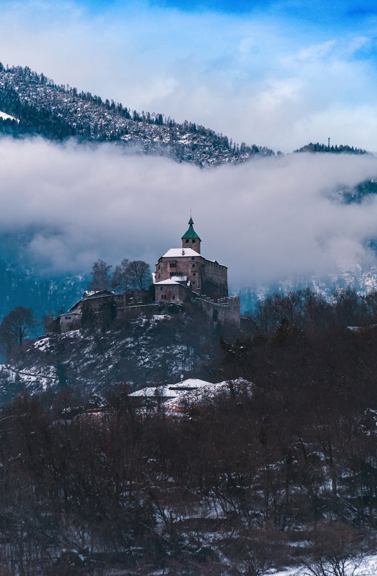 Cloud Over Church In Mountains