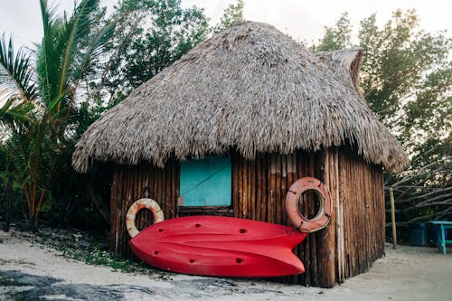 Beach Hut on Sand