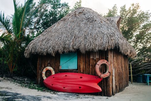 Beach Hut on Sand