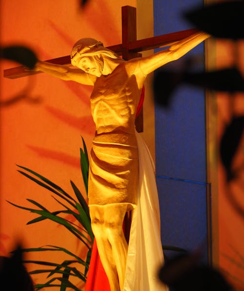 Jesus Christ Crucifixion in Church