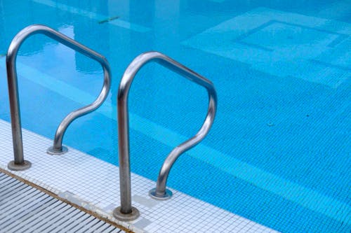 Steel Ladder to Swimming Pool