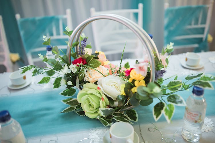 Wedding Centerpiece Flowers On The Table