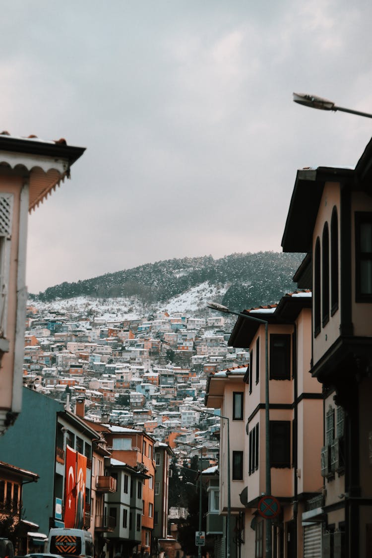 Clouds Over Hill And Town